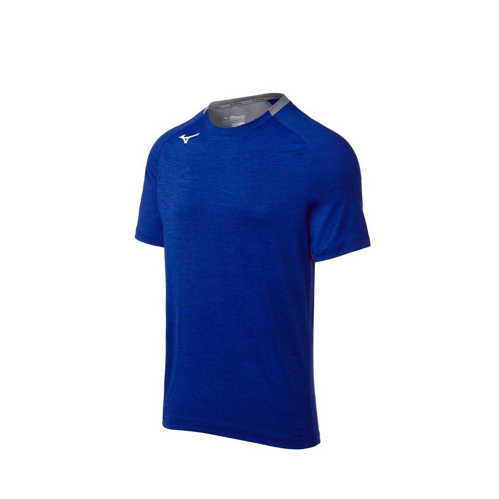 Panske Tričko Mizuno Alpha Short Sleeve Kráľovská Modrá Vypredaj MTHU79586